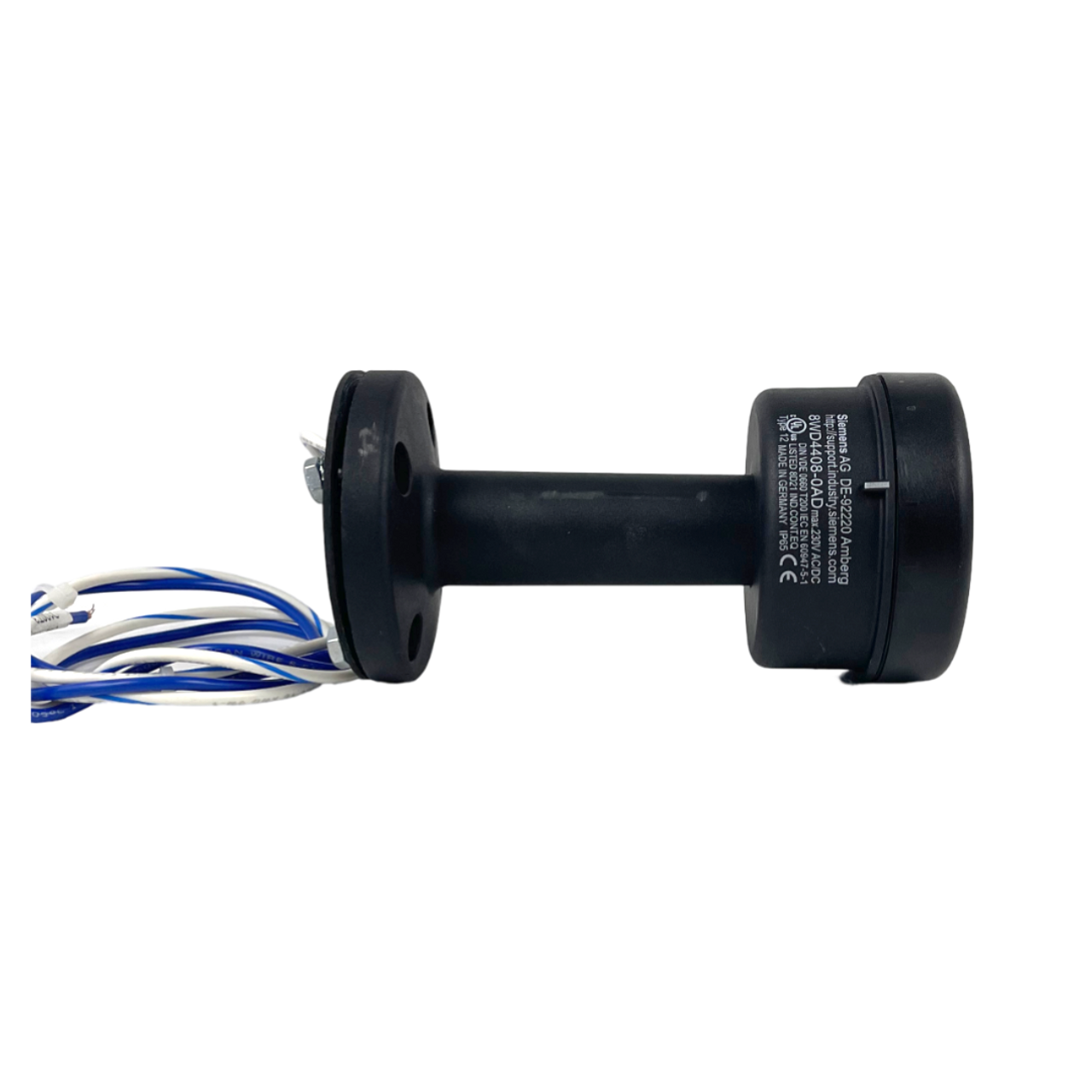 Siemens 8WD4408-0AD Connection Element W/End Cover Black For Pipe Mounting Sprin
