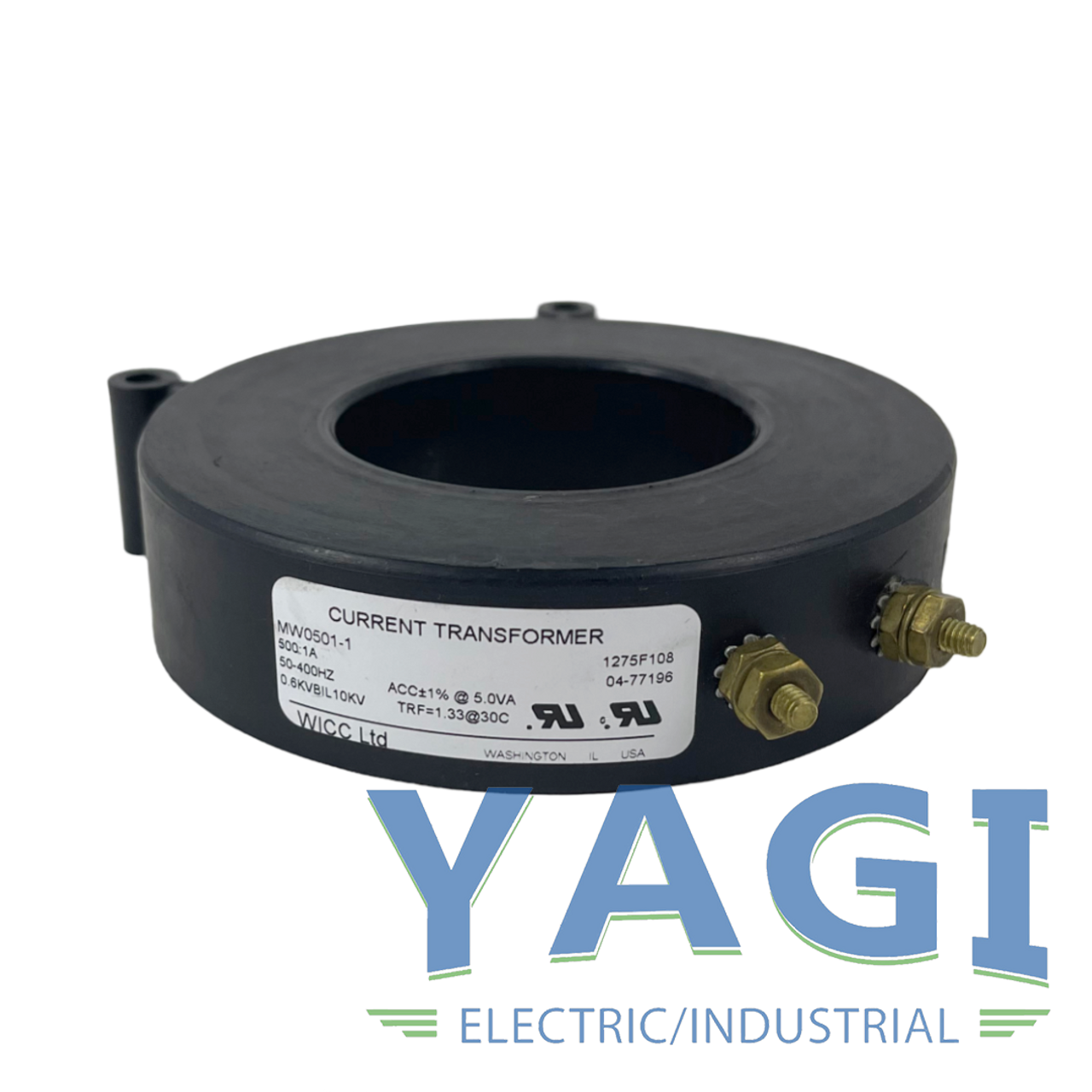 WICC MW0501-1 Current Transformer 500:1A 50-400Hz 5V