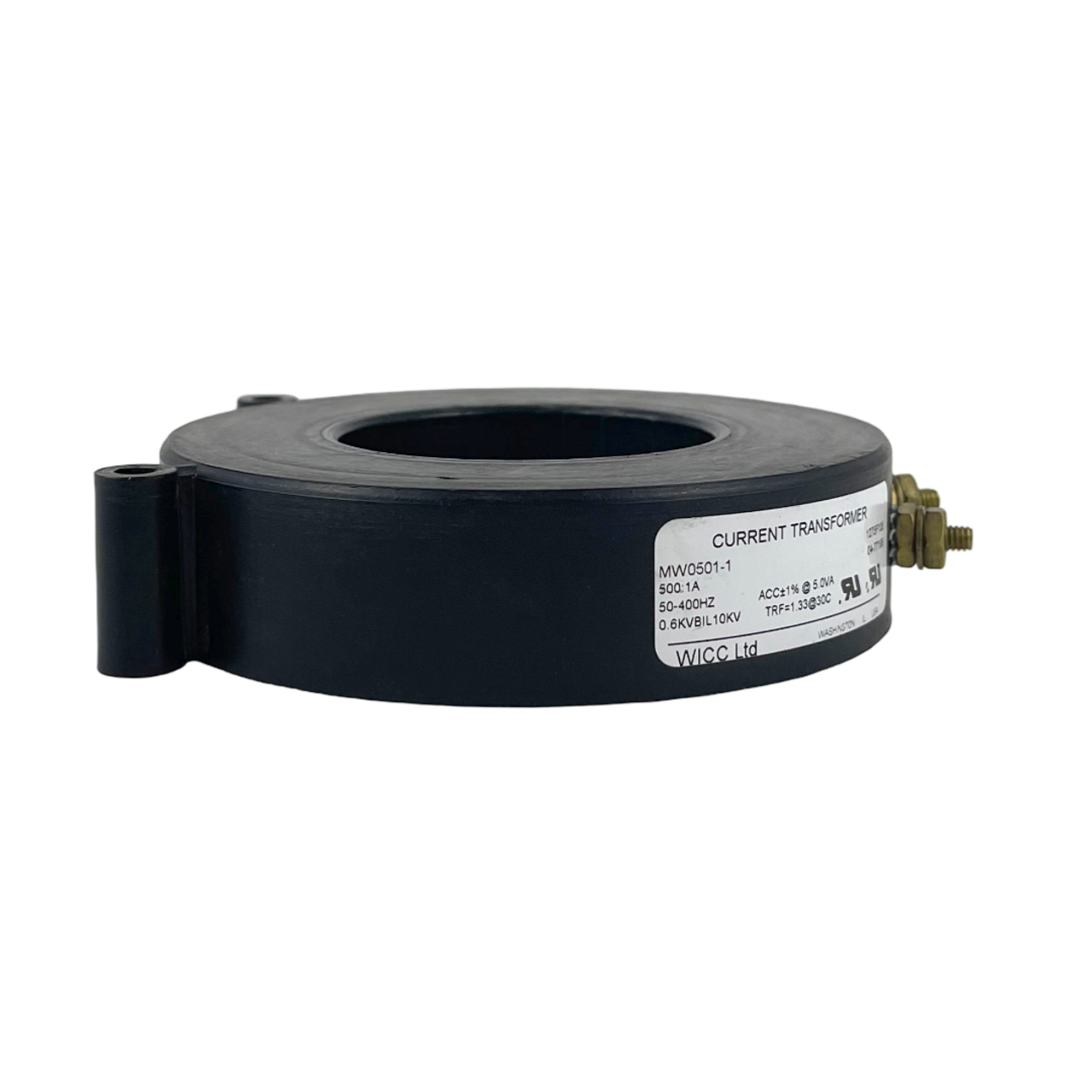 WICC MW0501-1 Current Transformer 500:1A 50-400Hz 5V