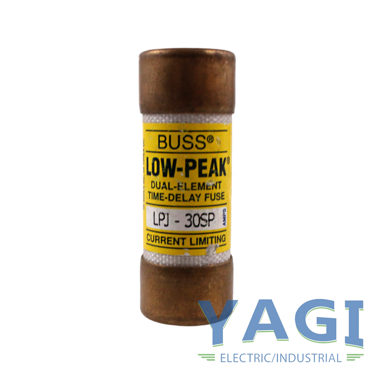 Bussmann LPJ-30SP Low-Peak Fuse 30A 600V 200kA Class J Time Delay Dual Element