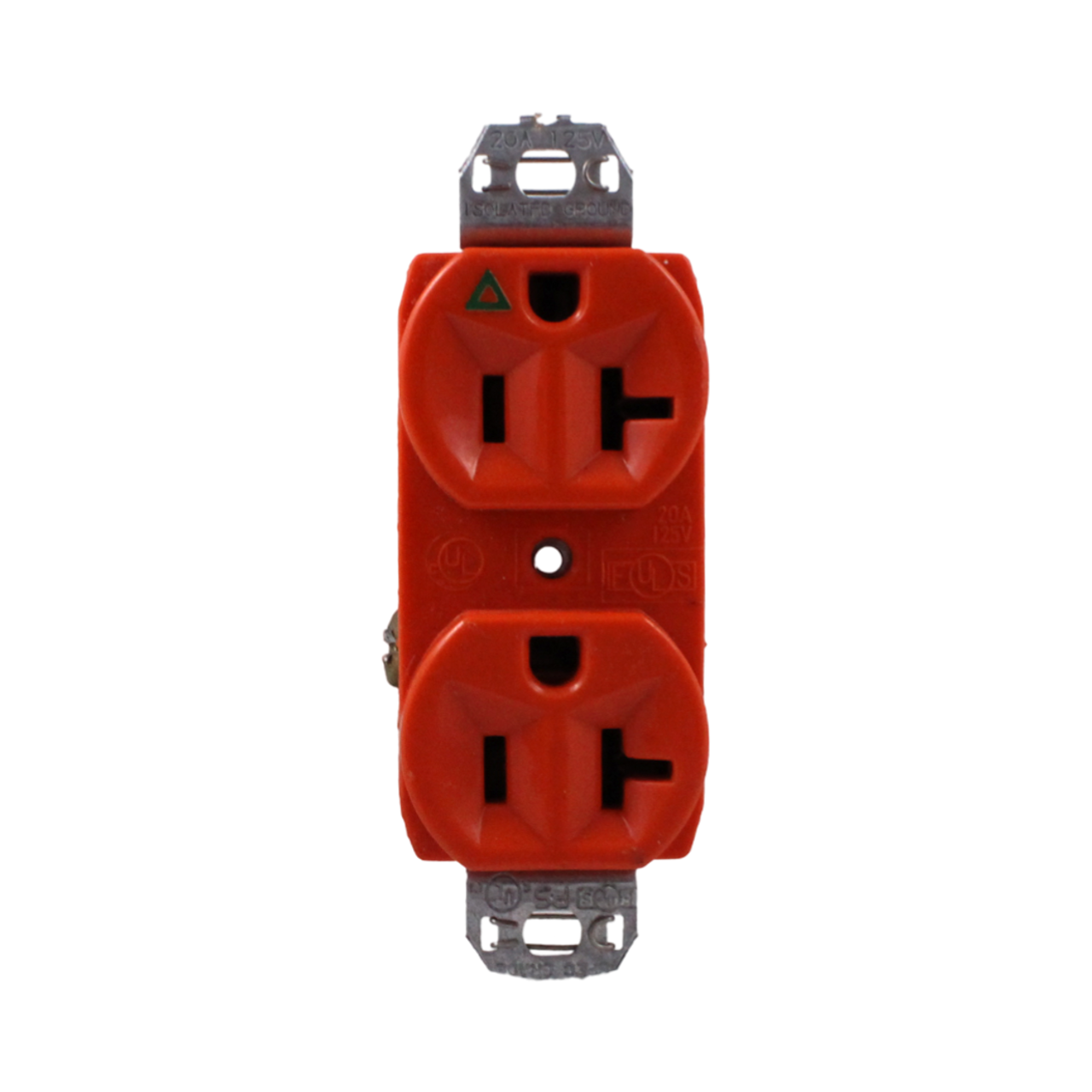 Pass and Seymour Legrand IG5362 Duplex Receptacle 20A 125V 2 Pole 3 Wire Orange