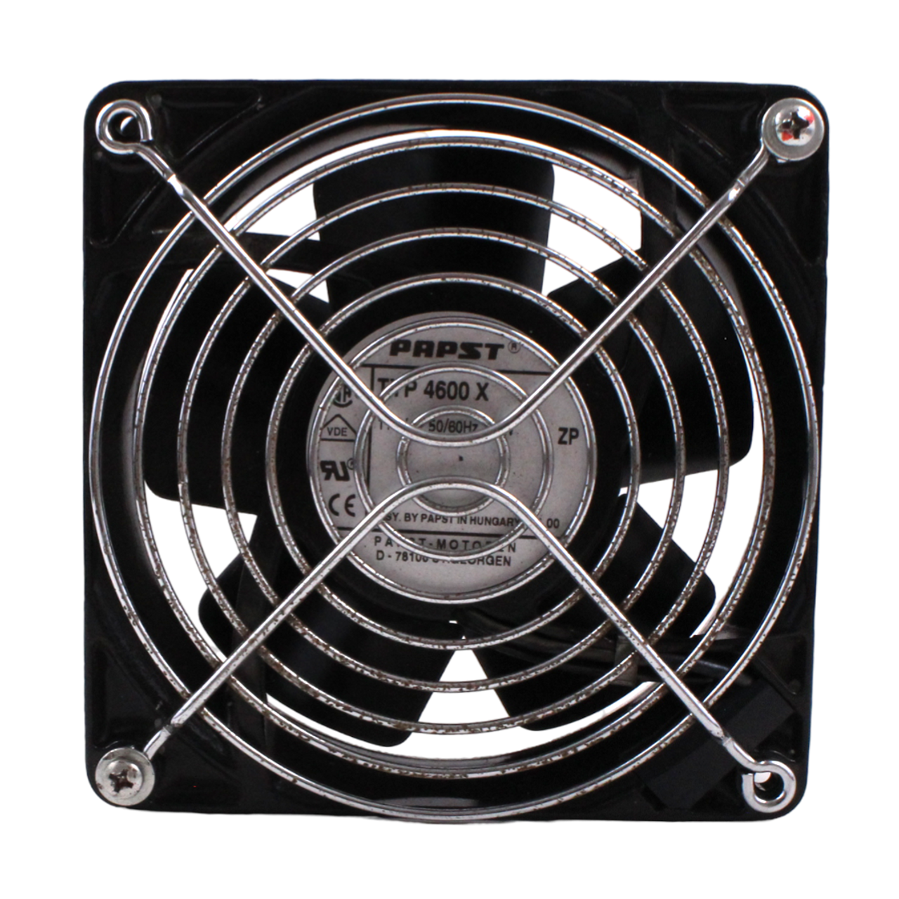 Papst 4600X AC Fan 115V 20W 50/60Hz with Finger Guard