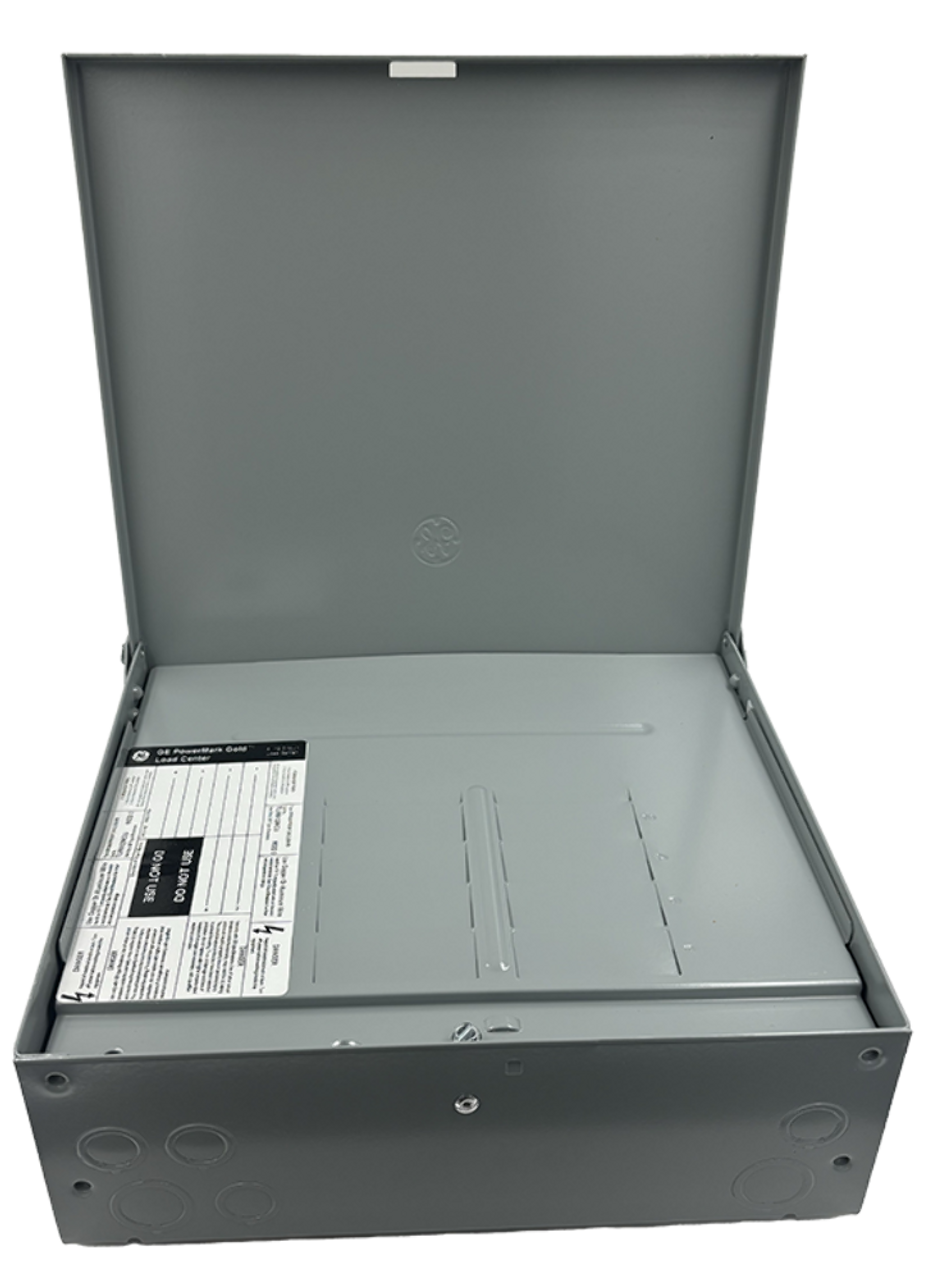 GE TLM612RCU 125A PowerMark Gold Main Lug Load Center 120/240V 1PH 3W NEMA 3R Surface Mount Copper Bus Convertible