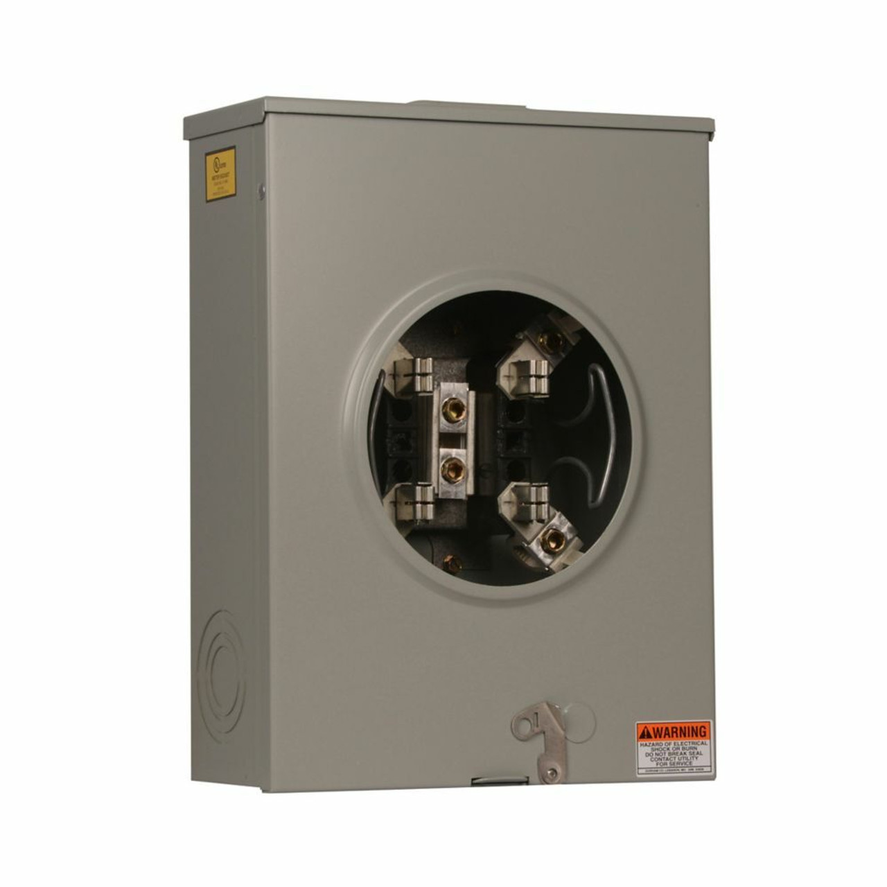 Eaton UFHTRS213CCH Meter Socket 200A 600V 3W 4 Jaw 1PH NEMA 3R 3-5/16 Hub Cover Plate