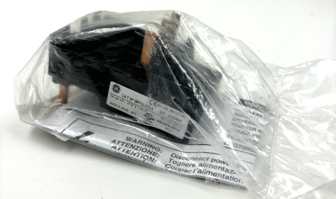 General Electric GPF2L07AA Link Module 63A 600V 3P Contactor to Manual Motor Starter