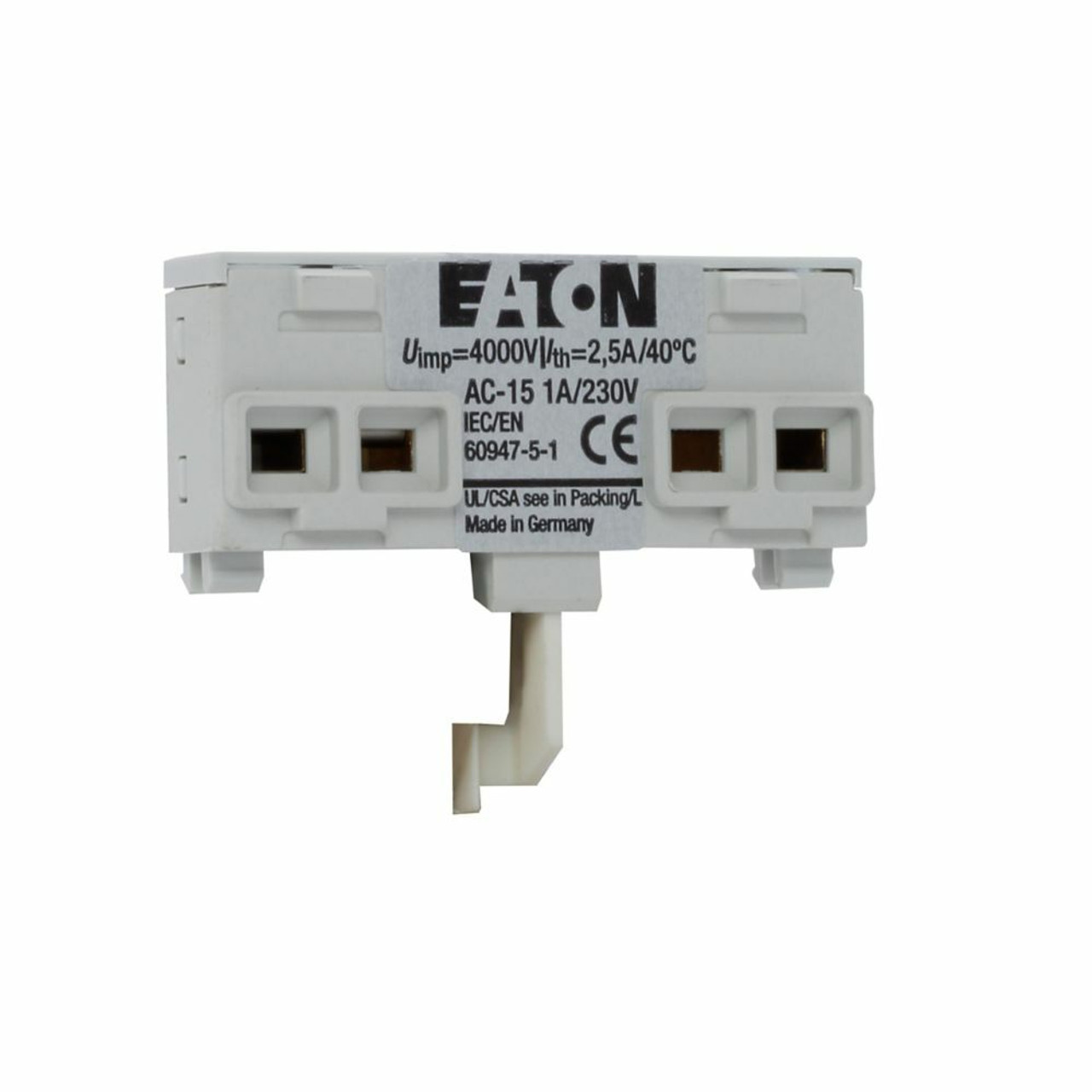 Eaton XTPAXFA11 Auxiliary Contact Motor Protection Accessory 1NO 1NC