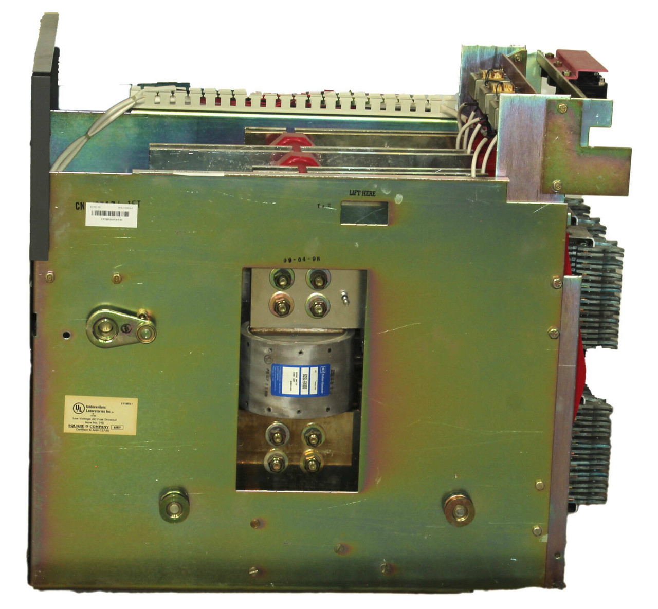 Square D CNTJ23132 Low Voltage AC Fuse Draw out 3200A 600V 3P 3200FT 60 Hz