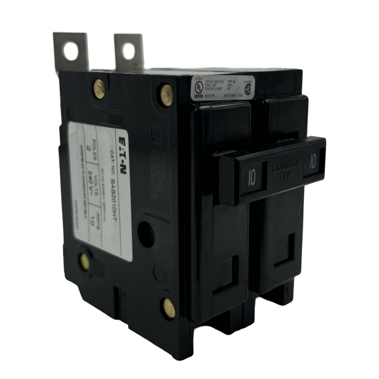 Eaton BAB2010HT Circuit Breaker 10A 240V 2P 10kA