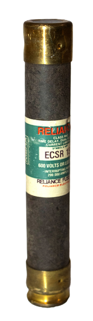 Reliance ECSR15 Fuse 15A 600V 200kA Class RK5 Time Delay Dual Element