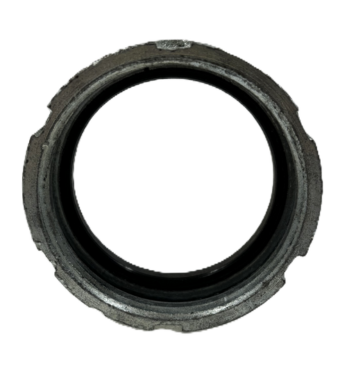 OZ-Gedney B-250 Straight Bushing 2 1/2 Inch Malleable Iron Zinc Plated Insulated Threaded Box of 5