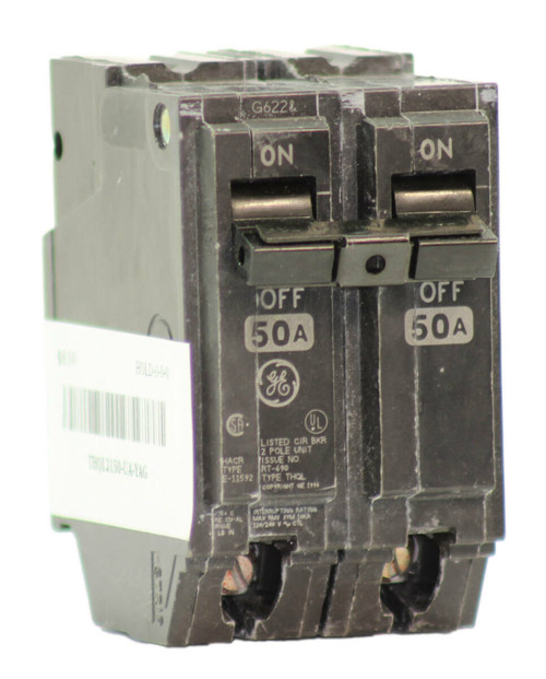 General Electric THQL2150 Breaker 50A 240V 2P 10kA