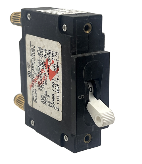 Carling Technologies CT1-B2-14-450-A11-MF Breaker 5A 80V 1P 10kA Bullet Style