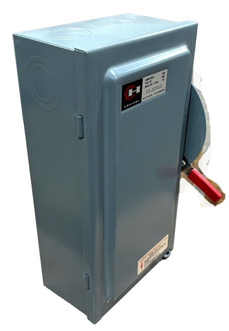 Cutler Hammer DG223N Safety Switch 100A 240V 2P 3W NEMA 3R Fusible General Duty