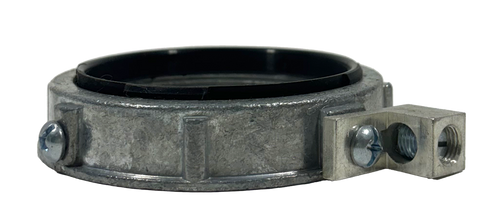Arlington 458 Grounding Bushing 3 1/2 Inch Insulated Threaded Zinc Die Cast