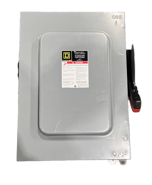 Square D H663AWK Fusible Disconnect 100A 600V 6P 75HP NEMA 3R/12 Heavy Duty