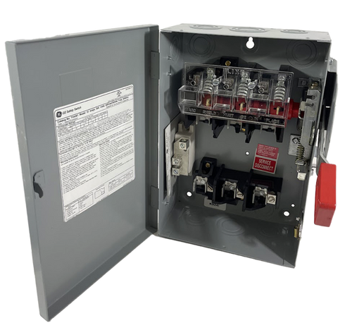 General Electric TH4361 Fusible Disconnect | 30A | 600V | 3-Pole | NEMA 1 | Heavy Duty