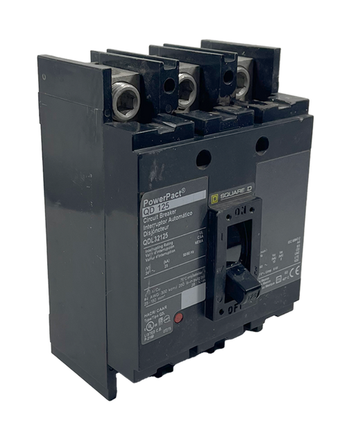 Square D QDL32125 Breaker | 125A 3-Pole 240V | QDL Series | Thermal Magnetic | Bolt-On Square D QDL32125 Breaker | 125A 3-Pole 240V | QDL Series | Thermal Magnetic | Bolt-On