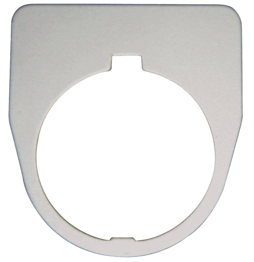 Eaton 10250TP36 Legend Plate Small 1/2 Round Black Field Blank Legend White Letters 10/PKG