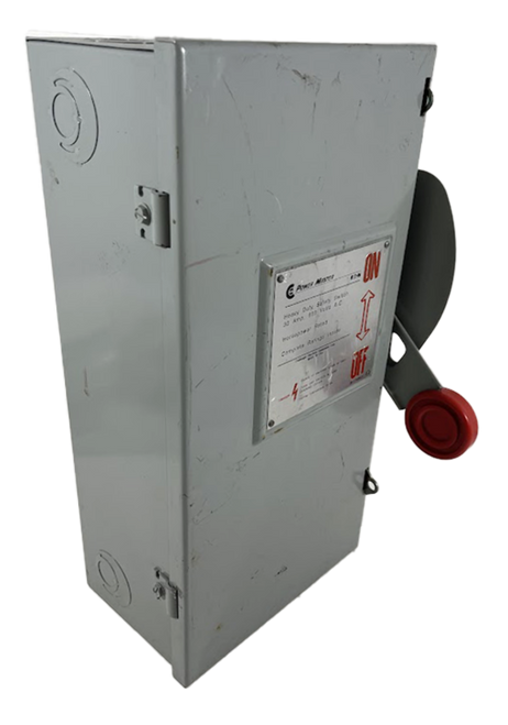 Eaton Power Master H261SNK Fusible Disconnect | 30A | 277/480V | 2-Pole 1-Phase | NEMA 1 Eaton Power Master H261SNK Fusible Disconnect | 30A | 277/480V | 2-Pole 1-Phase | NEMA 1