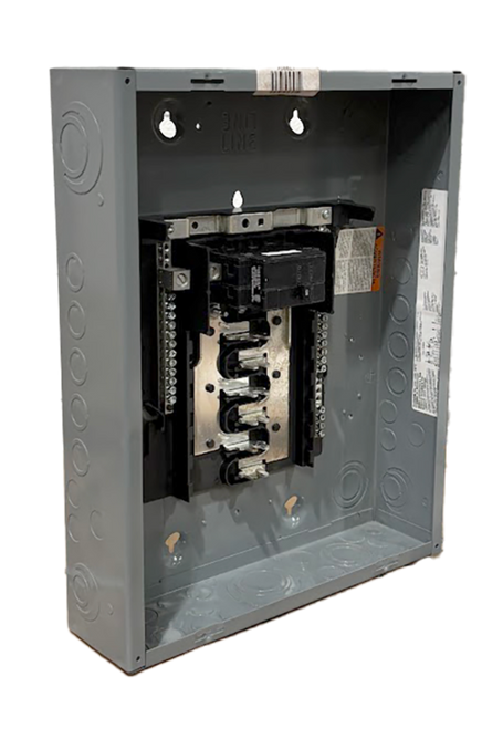Square D HOM1224M125TC Homeline Load Center 125A 1-Phase 12 Spaces Convertible Main Breaker NEMA 1 Flush/Surface Cover
