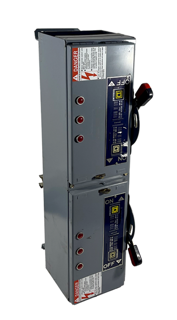 Square D QMB362TW Fusible Disconnnect 60/60A 600V 3P 3PH Twin Switch Unit