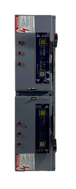 Square D QMB362TW Fusible Disconnnect 60/60A 600V 3P 3PH Twin Switch Unit