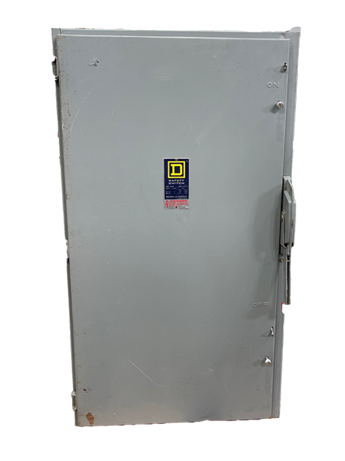 Square D H365 Fusible Safety Switch 400A 600VAC 3Ph Series E2 NEMA 1