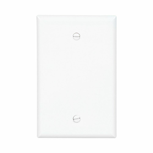 Eaton PJ13W Wallplate 1 Gang Blank Box Mount Polycarbonate Mid-size White
