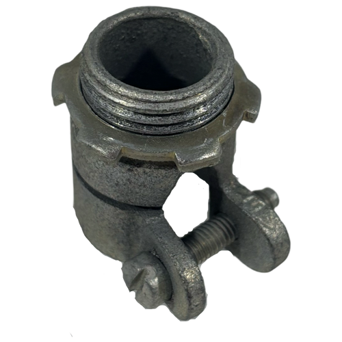 Eaton/Crouse-Hinds 707 3/8" Malleable Squeeze Flex Connector