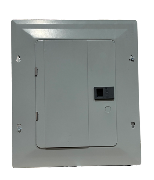 Eaton BRP12L125V24 Main Lug Load Center – 125A, 120/240V, 1PH, 12 Spaces, Aluminum Bus, NEMA 1, Gray