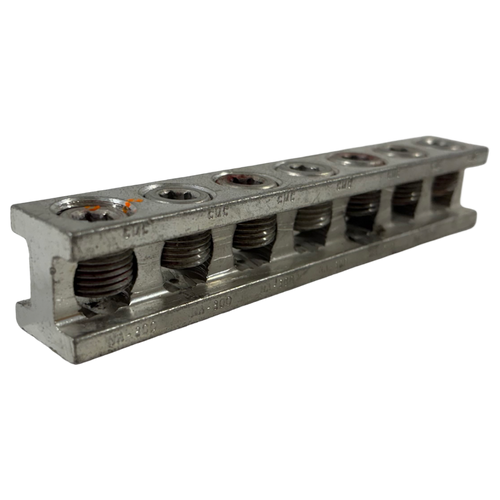 CMC NA-300 Mechanical Lug Pedestal Connector Terminal 7-Wire Neutral Bar CU7AL