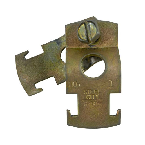 Steel City C105-3/4 3/4" Pipe Strap, Steel, 2 Piece
