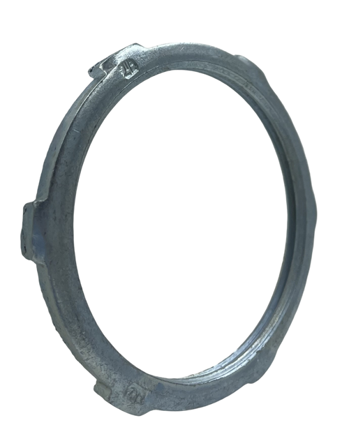 YAGI BL-250 Locknut 2 1/2 Inch Threaded Zinc Plated Steel Used on IMC/Rigid Conduit