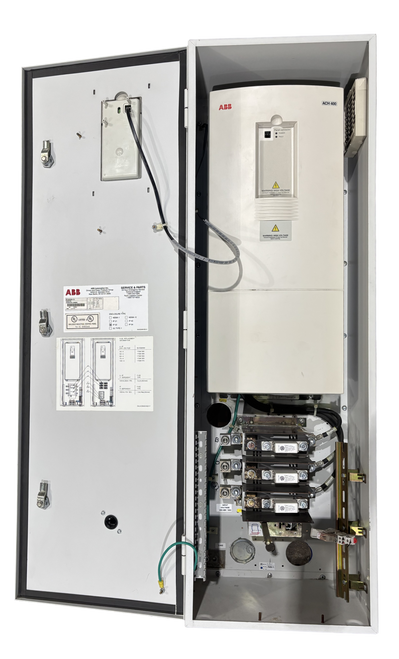 ABB ACH401607032 AC Drive 380-480V 3PH 75HP 65kA IP 22 Enclosure W/3 Bussmann 170M1369 Fuse