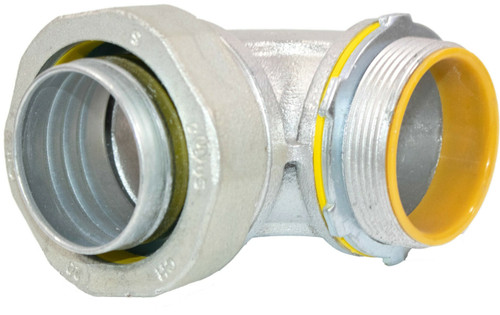 Eaton/CH LTB20090 Liquidtight Connector 2 Inch 90 Deg Insulated Malleable Iron
