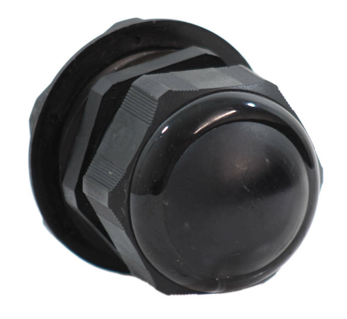 Beisit M6344B - M63x1.5mm Metric Thread Nylon Cable Gland Black w/Round Cap Range: 1-7/16" to 1-3/4", UL Recognized, IP68