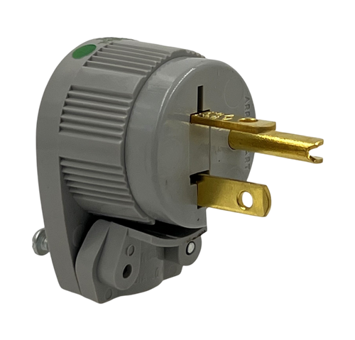 Eaton Arrow Hart 6865HG Angle Plug 20A 250V 2P 3W Hospital Grade Box of 10