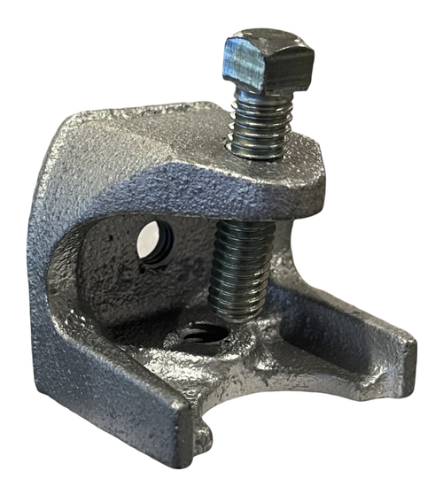 Bridgeport 953 Beam Clamp 2 Inch Malleable Iron Square Head Screw Type