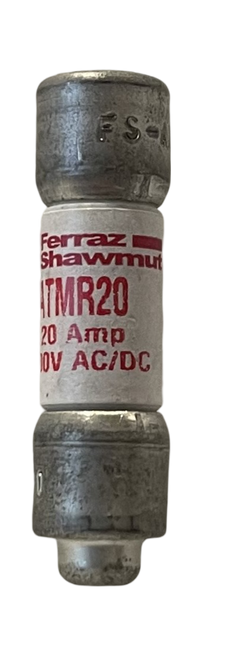 Ferraz Shawmut ATMR20 Fuse 20A 600V 200kA Class CC Fast Acting Non-Indicating