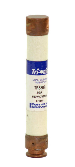 Ferraz Shawmut TRS30R Fuse 30A 600V Class RK5 Dual Element Time Delay Trionic