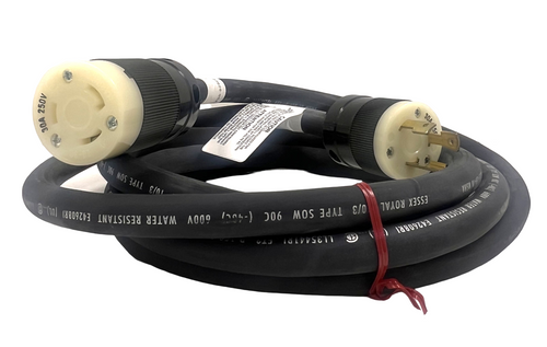 Essex Royal L6-30 Extension Cord 10/3 Type SOW 10Ft 30A 250V Marinco