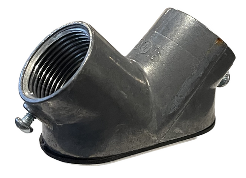 Arlington HL100 Pulling Elbow 1 In Zinc Die Cast 90 Deg Angle W/Cover and Gasket