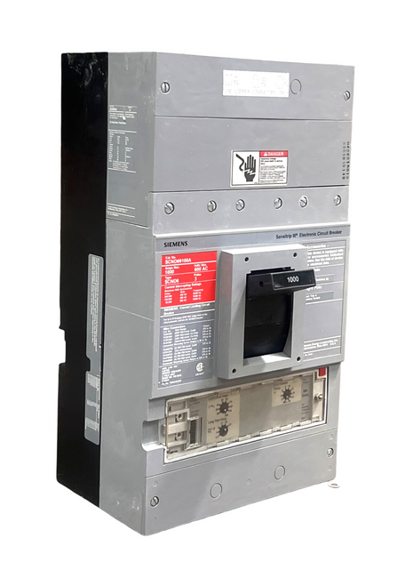 Siemens SCND69100A Circuit Breaker 1000A 600V 3-Pole 65kA Bolt-On w/Auxiliary