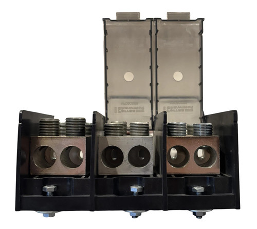 Ferraz Shawmut MPDB68093 Power Distribution Block | 760A | 1000V | 3-Pole | CU Only | Screw Mount