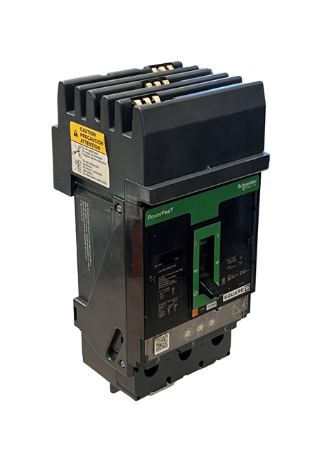 Square D PowerPacT J 250 A 3-Pole I-Line Circuit Breaker • 600 VAC • 25 kA • Micrologic 3.2 Trip Unit