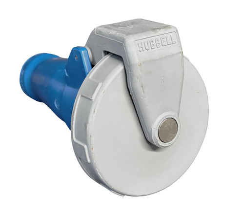 Hubbell 560C9W 60A 120/208V 4-Pole 5-Wire Pin & Sleeve Watertight Connector