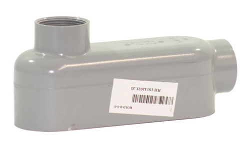 Crouse Hinds LB45 Conduit Body Outlet Material: Copper-Free Aluminum Diameter: 1-1/4 Inch Series 5