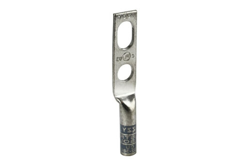 Izzy 2S2-38U Compression Lug 2 And 4AWG Hole Size: 3/8 Inch And Slotted Number of Holes: 2