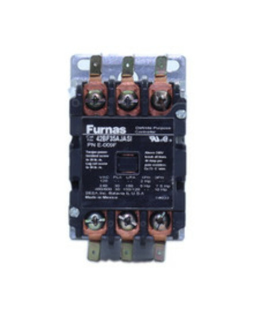 Furnas 42BF35AJASI Contactor 30A 240V 3P 3Ph 24AC V Coil E-009F