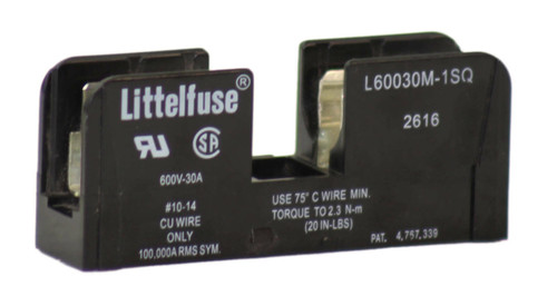 Littelfuse L60030M-1SQ Fuse Block 30A 600V 1P POWRGARD